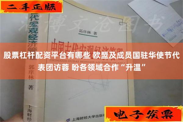 股票杠杆配资平台有哪些 欧盟及成员国驻华使节代表团访蓉 盼各领域合作“升温”